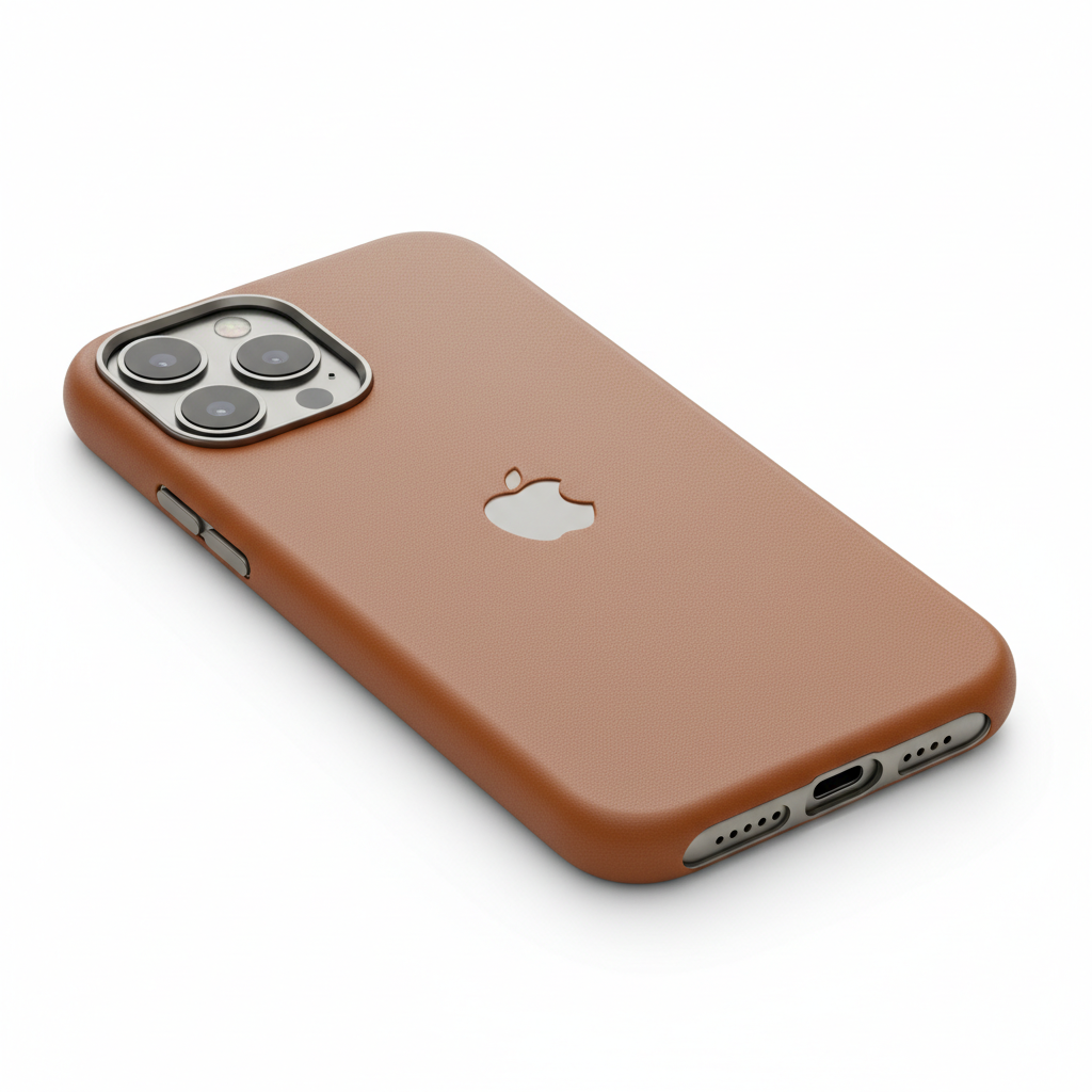 Coque cuir iPhone 14